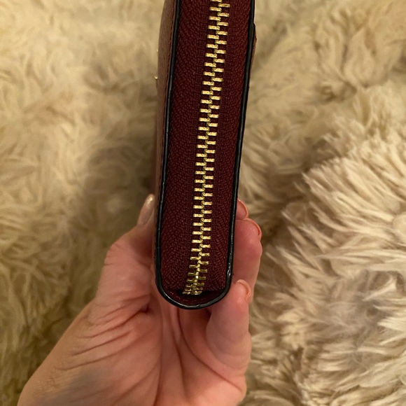 EUC! Kate Spade Deep Cranberry Red Wallet - Picture 5 of 13